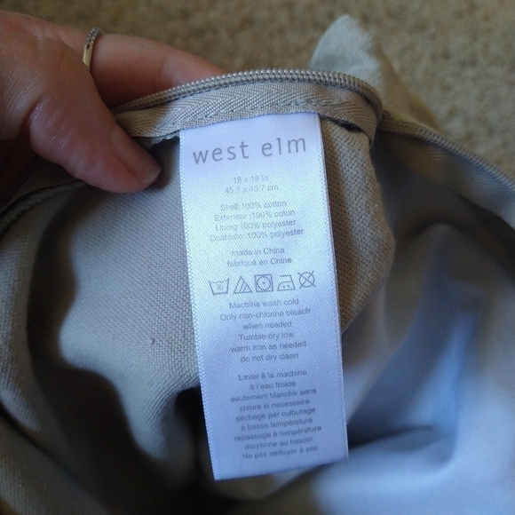 West Elm Decorative Pillow Sham - Picture 3 of 6